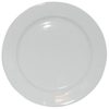 Bord brede rand wit 30,5 cm.